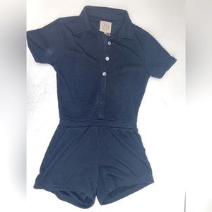 Chaser Navy Romper
